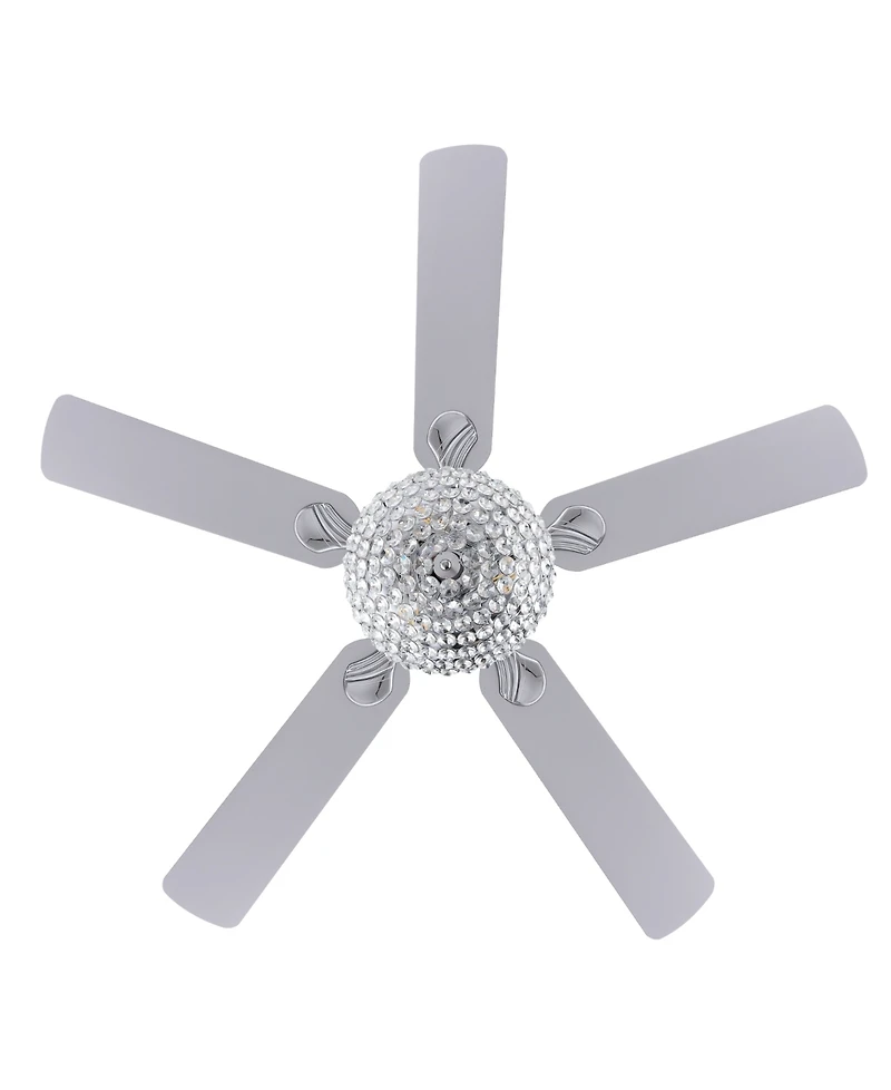 Cammy 52" 3-Light Traditional Transitional Iron Led Ceiling Fan