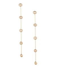 Ettika 18K Gold Plated Brass Dripping Freshwater Pearl Earrings