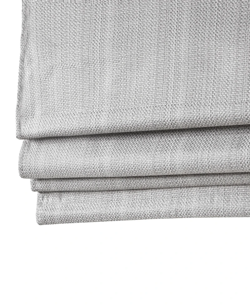 Madison Park Basketweave Blackout Cordless Roman Shade, Single Panel for Bedroom, Thermal Insulated Window Blind Treatment for Living Room, Width 27 l