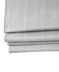Madison Park Basketweave Blackout Cordless Roman Shade, Single Panel for Bedroom, Thermal Insulated Window Blind Treatment for Living Room, Width 27 l