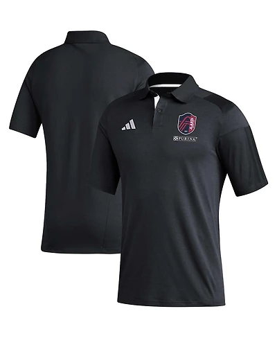 Men's adidas Black St. Louis City Sc 2023 On-Field Training Polo Shirt