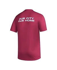Men's adidas Red St. Louis City Sc Team Jersey Hook Aeroready T-shirt