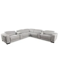Krofton Beyond Leather Fabric Sectional Collection Created For Macys