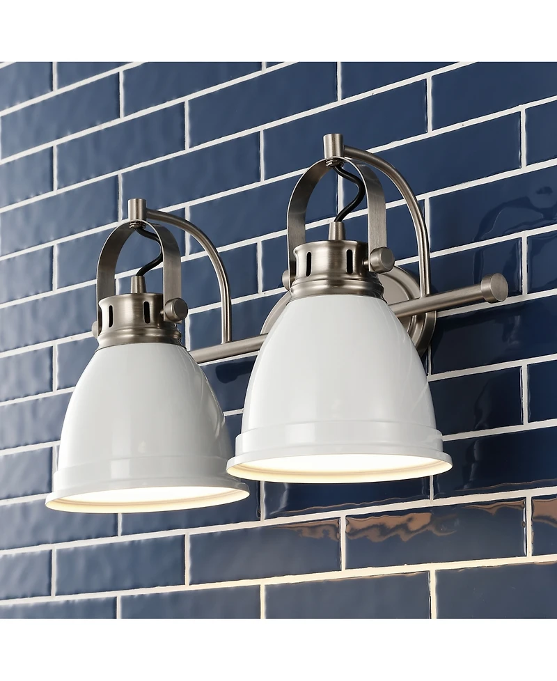 Phineas 16.25" 2-Light Farmhouse Bohemian Iron Led Vanity