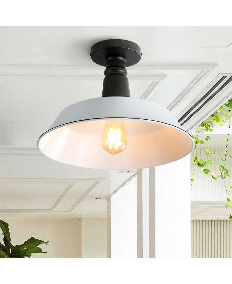 Camila 14" 1-Light Classic Industrial Indoor