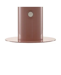 Boletus 10.75" Contemporary Bohemian Rechargeable, Cordless Iron Integrated Led Mushroom Table Lamp