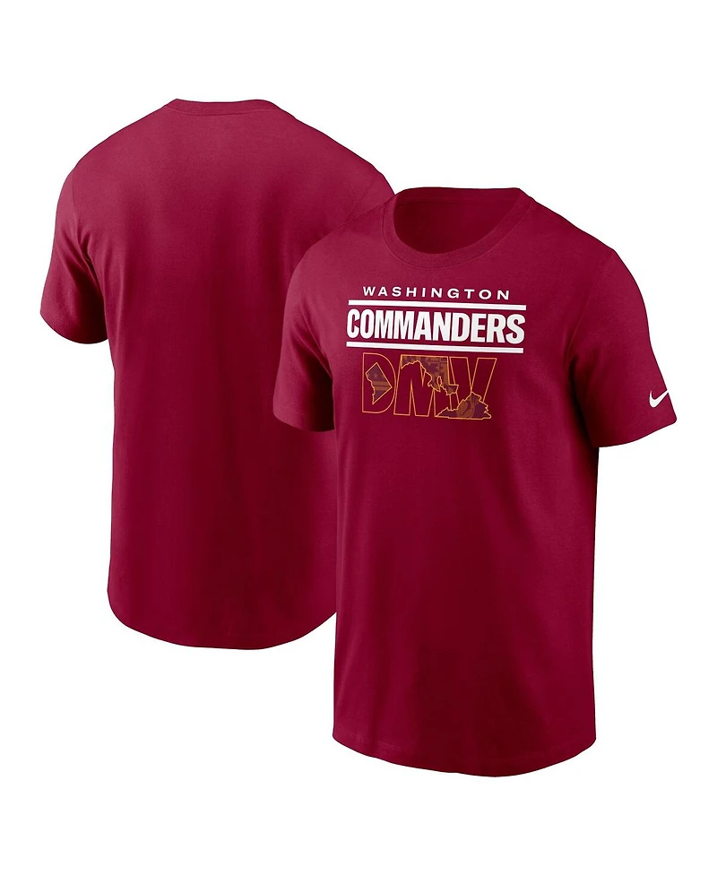Men's Nike Burgundy Washington Commanders Local Essential T-shirt