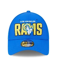 Men's New Era Royal Los Angeles Rams 2023 Nfl Draft 9FORTY Adjustable Hat