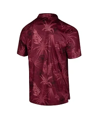 Men's Colosseum Maroon Minnesota Golden Gophers Palms Team Polo Shirt