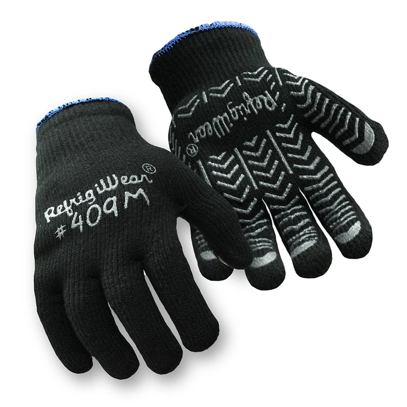 RefrigiWear Men's Herringbone Grip Glove - Durable Non-Slip Work Gloves for Cold Conditions, Pack of 12 Pairs
