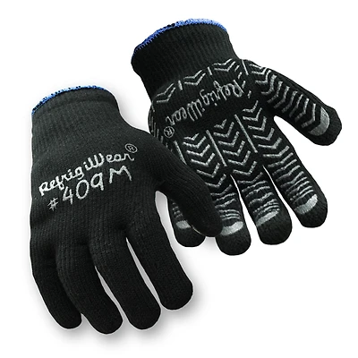 RefrigiWear Men's Herringbone Grip Glove - Durable Non-Slip Work Gloves for Cold Conditions, Pack of 12 Pairs