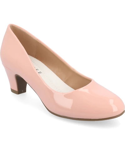 Journee Collection Women's Luu Round Toe Pumps