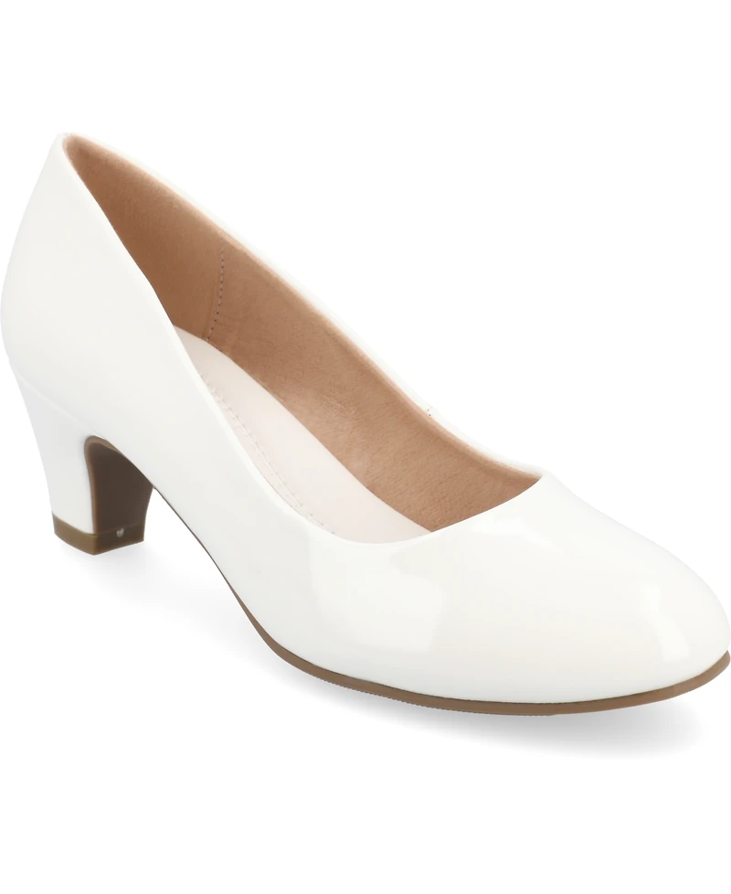 Journee Collection Women's Luu Round Toe Pumps