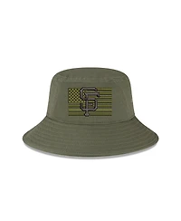 Men's New Era Green San Francisco Giants 2023 Armed Forces Day Bucket Hat
