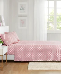 Intelligent Design Polka Dot Cotton 3-Pc. Sheet Set, Twin
