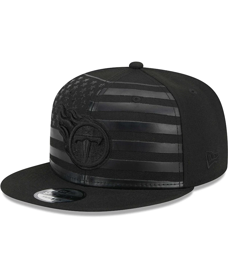 Men's New Era Black Tennessee Titans Independent 9FIFTY Snapback Hat