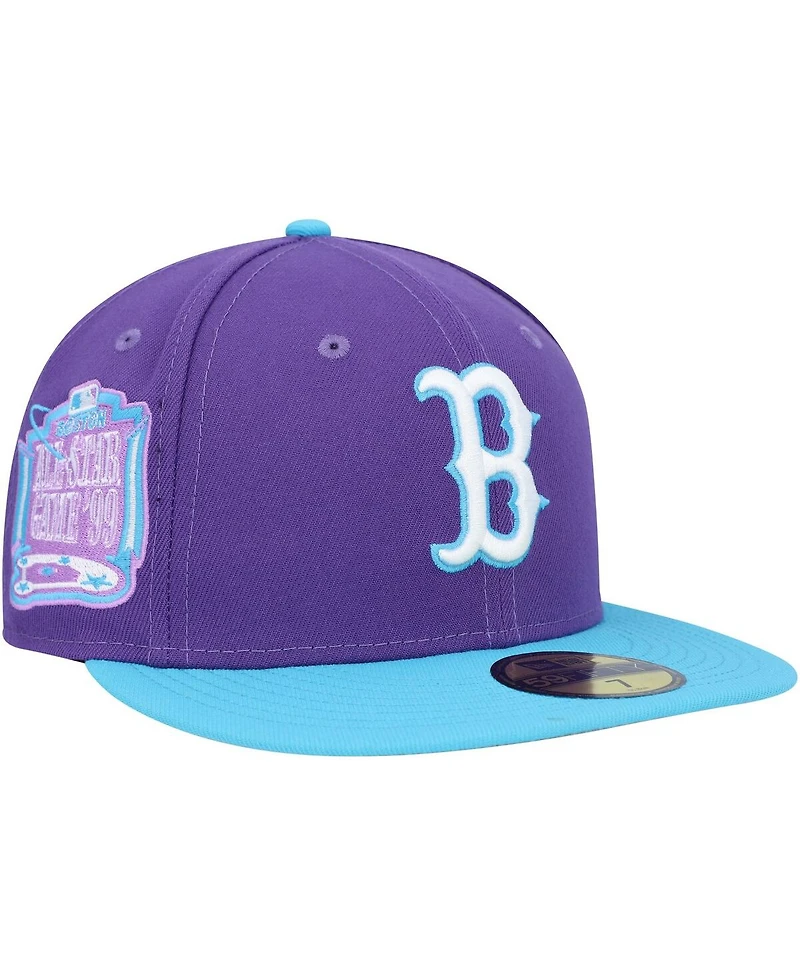 Men's New Era Purple Boston Red Sox Vice 59FIFTY Fitted Hat