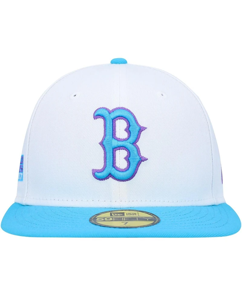 Men's New Era White Boston Red Sox 2007 World Series Vice 59FIFTY Fitted Hat