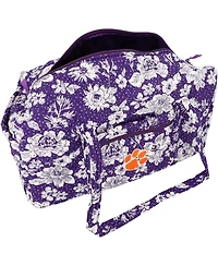 Men's and Women's Vera Bradley Clemson Tigers Rain Garden Large Travel Duffel Bag