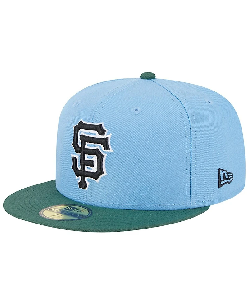 Men's New Era Sky Blue, Cilantro San Francisco Giants 2002 World Series 59FIFTY Fitted Hat