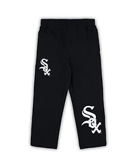 Toddler Boys and Girls Black, White Chicago Sox Batters Box T-shirt Pants Set