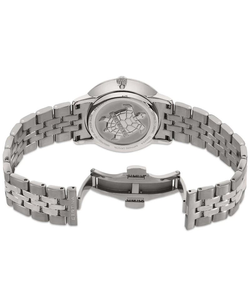 Certina Unisex Swiss Ds Caimano Titanium Bracelet Watch 39mm