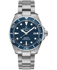 Certina Men's Swiss Automatic Ds Action Diver Stainless Steel Bracelet Watch 43mm