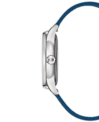 Certina Men's Swiss Automatic Ds-1 Blue Synthetic Strap Watch 40mm Gift Set