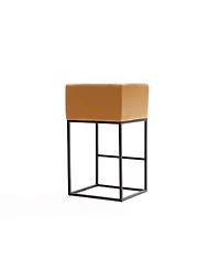 Manhattan Comfort Embassy Leatherette Upholstered Counter Stool