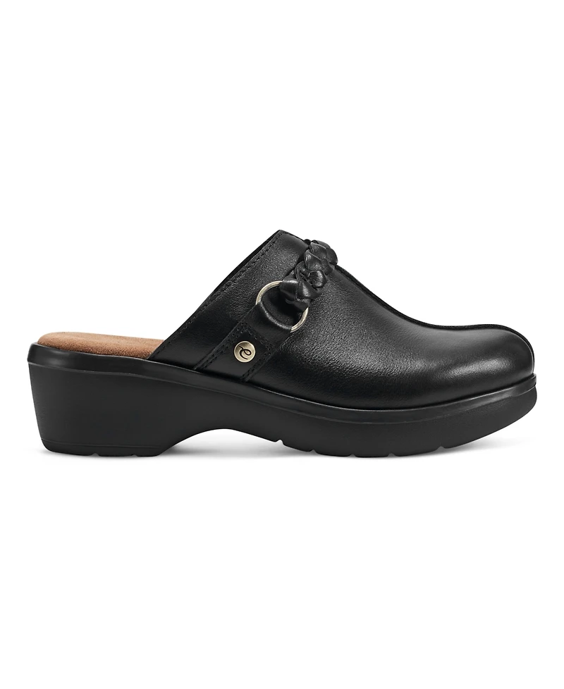 Easy Spirit Women's Penelope Braided Slip-On Mules