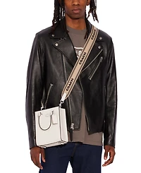 Coach Tote 16 Crossgrain Leather Crossbody Bag