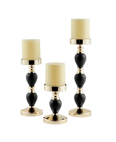 Danya B Talia Candlestick Taper 3-Piece Candle Holders Set