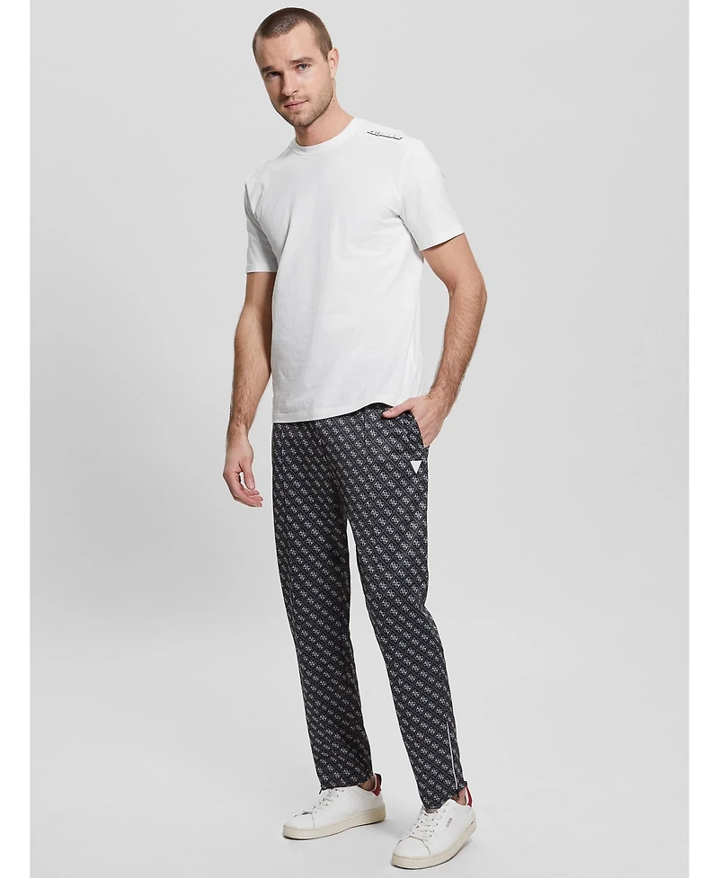 Guess Men's Korbin Allover Quattro G-Logo Printed Pants