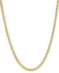 16" Bismark Link Chain Necklace (1-1/2mm) in 14k Gold