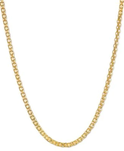 Macys Bismark Link Chain Necklace 1 1 2mm In 14k Gold Collection