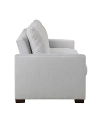 White Label Aragon 77" Convertible Studio Sofa with Pull-Out Bed