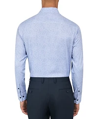 Men's Recycled Slim Fit Floral 4-Way Stretch Performance Dress Shirt