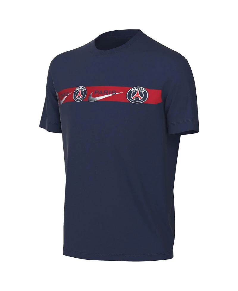 Big Boys and Girls Nike Navy Paris Saint-Germain Repeat T-shirt