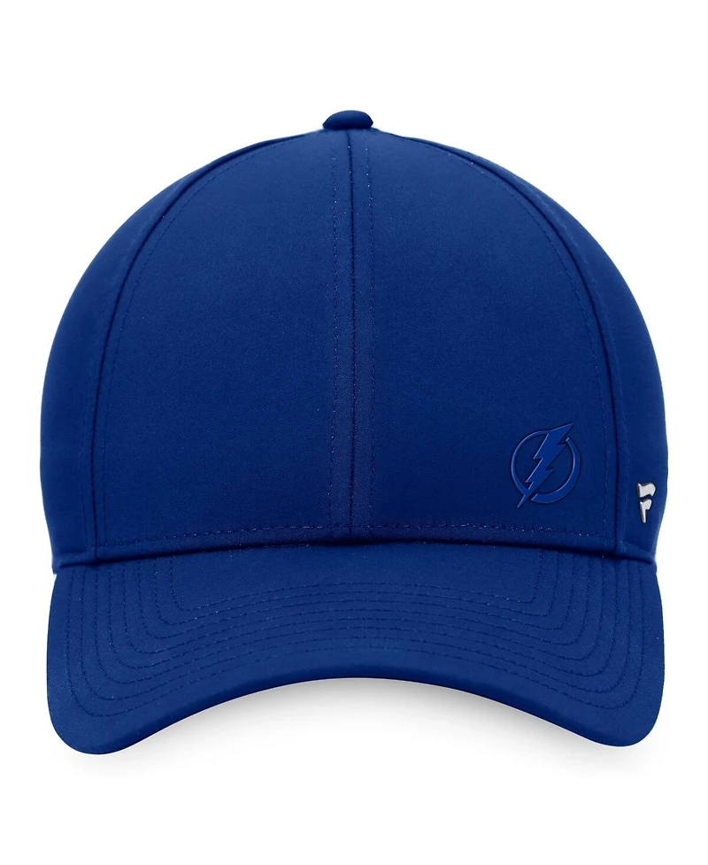 Women's Fanatics Blue Tampa Bay Lightning Authentic Pro Road Structured Adjustable Hat