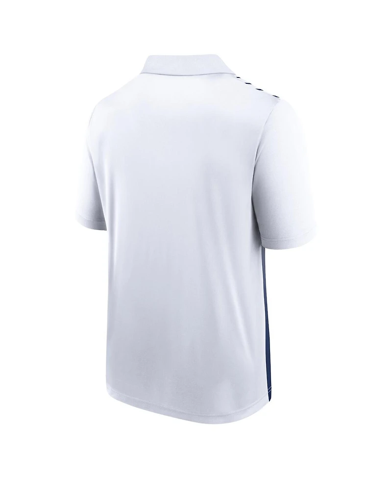 Men's Fanatics White, Navy Seattle Mariners Sandlot Game Polo Shirt