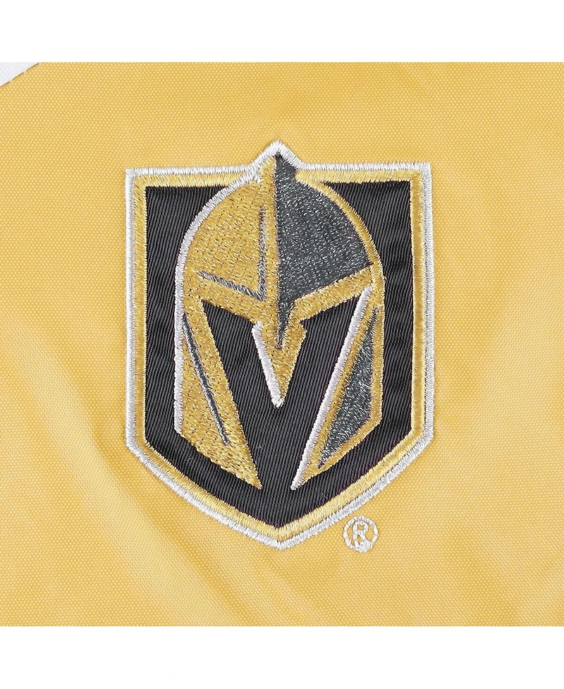 Women's Tommy Hilfiger Black, Gold Vegas Golden Knights Staci Half-Zip Windbreaker Jacket