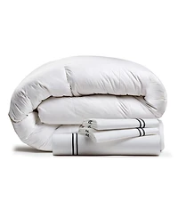 Ella Jayne Luxury 4 Piece Down Comforter with Duvet Cover Set