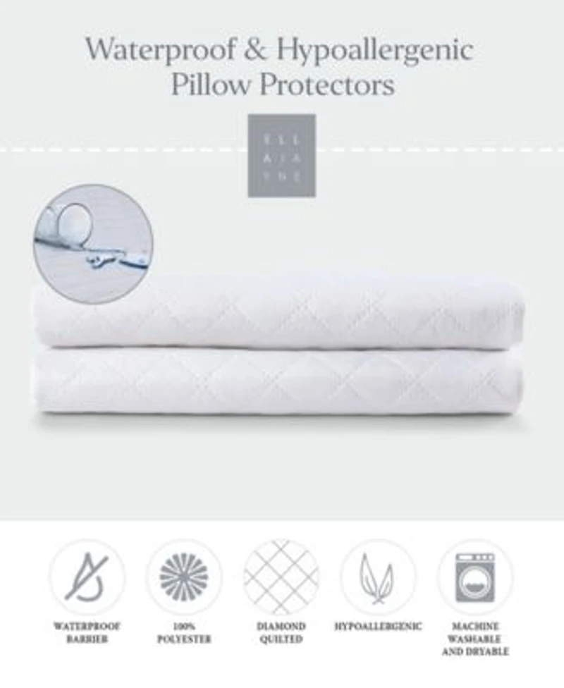 Ella Jayne Water Resistant Mattress Pillow Protector Bundle