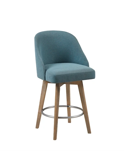 Madison Park Pearce Counter Stool with Swivel Seat