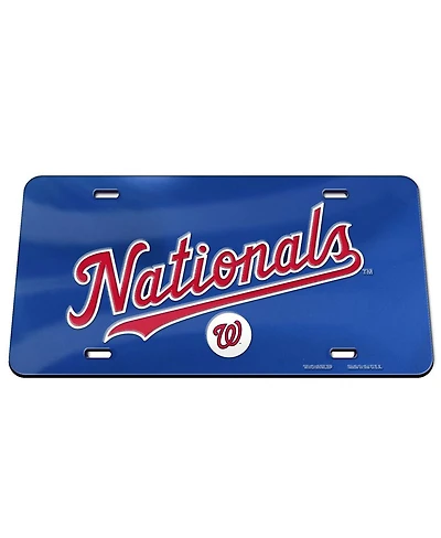 Wincraft Washington Nationals Crystal Mirror License Plate
