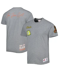 Men's Mitchell & Ness Gray San Jose Earthquakes City T-shirt