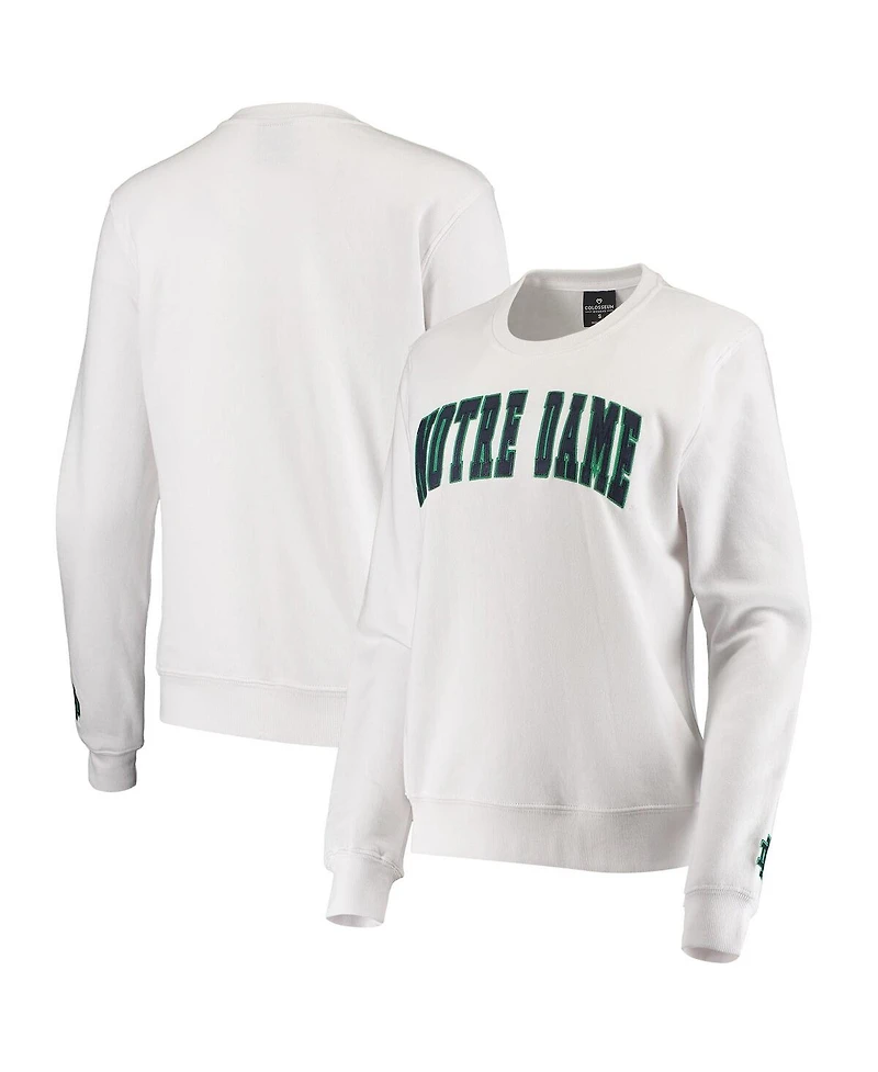 Colosseum Women's Notre Dame Fighting Irish Campanile Pullover Sweatshirt