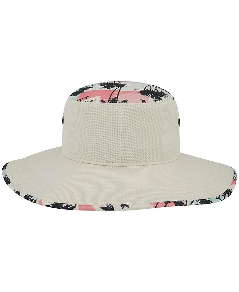 Men's New Era Natural Oakland Athletics Retro Beachin' Bucket Hat