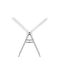 Hang on Clothes Drying Rack, 82', 25 Meters