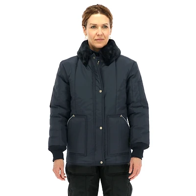 RefrigiWear Plus Size Iron-Tuff Coat - Insulated Winter Jacket for Extreme Cold Protection